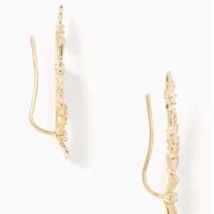 kate spade Jewelry - NEW Kate Spade KS Butterflies Gold Climber Earring kate spade Jewelry - NEW Kate Spade KS Butterflies Gold Climber Earring